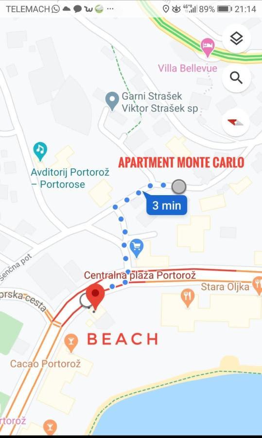 Apartment Monte Carlo ปอร์โตรอซ ภายนอก รูปภาพ
